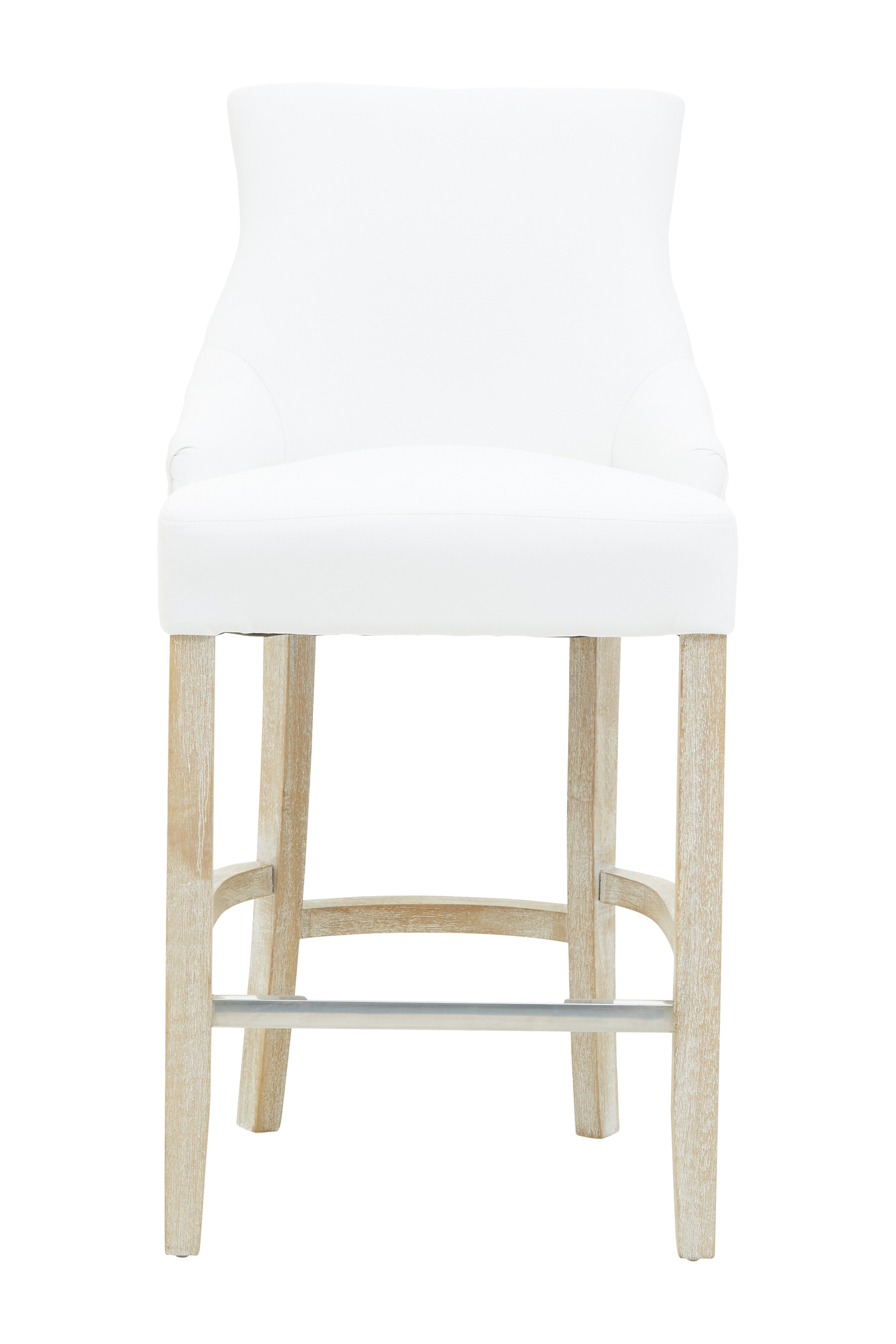 Candace Townhouse Ivory Bar Stool